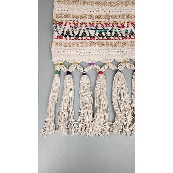Boho Rainbow Macramé Colorful Wall Hanging Tapestry Art - Picture 2 of 15